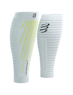 Acessorios Compressport R2 AERO Branco Amarelas | 09483TDYK