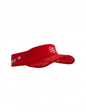 Acessorios Compressport Spiderweb Ultralight Visor Vermelhas | 94720DLSQ