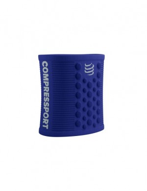 Acessorios Compressport Sweatbands 3D.Dots Azuis Branco | 24157BQJV