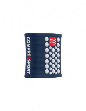 Acessorios Compressport Sweatbands 3D.Dots Azuis Branco | 86047ZXSO