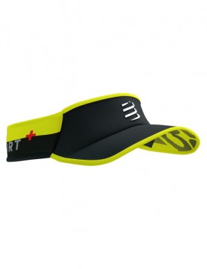 Acessorios Compressport Visor Ultralight Flash Pretas Amarelas | 46957CLKR