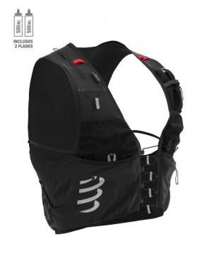 Bolsas Compressport UltRun S Pack Evo 10 Pretas | 03642QGPB