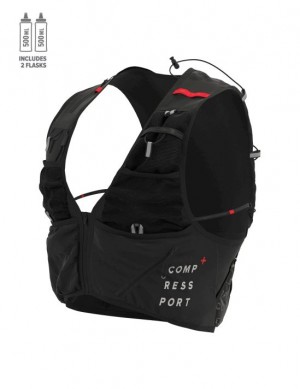 Bolsas Compressport UltRun S Pack Evo 15 Pretas | 90256RPNG