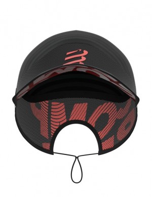 Boné Compressport Pro Racing Cap Pretas | 78943ELXN