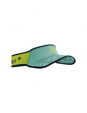 Boné Compressport Spiderweb Ultralight Visor Masculino Azuis | 89507BJHY