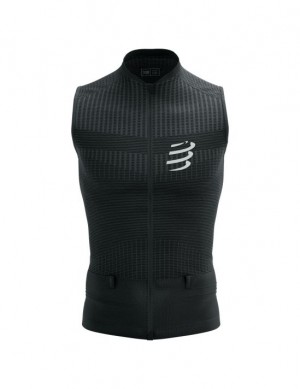 Camiseta Compressport Trilha Postural Tank Top M Pretas | 29743MIPN