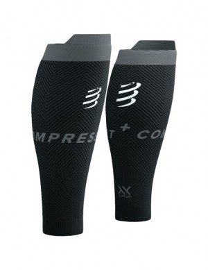 Compression Sleeves Compressport R2 Oxygen Masculino Pretas | 47563DHOC