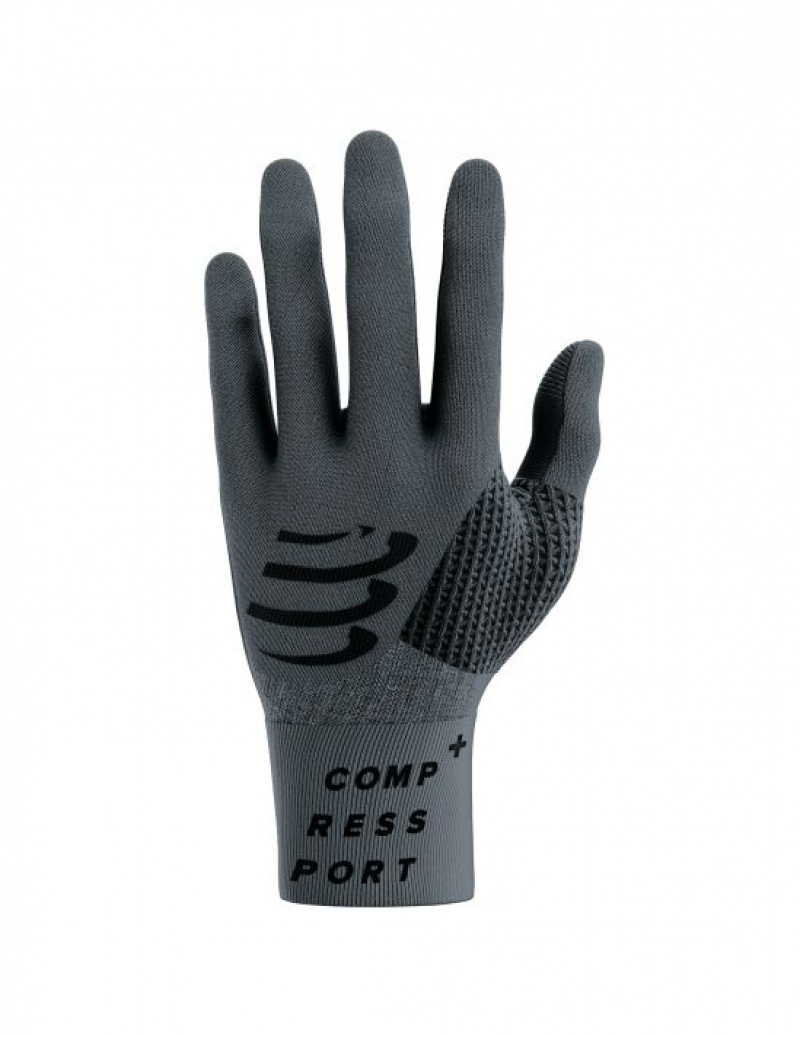 Acessorios Compressport 3D Thermo Gloves Pretas | 23509HAXJ