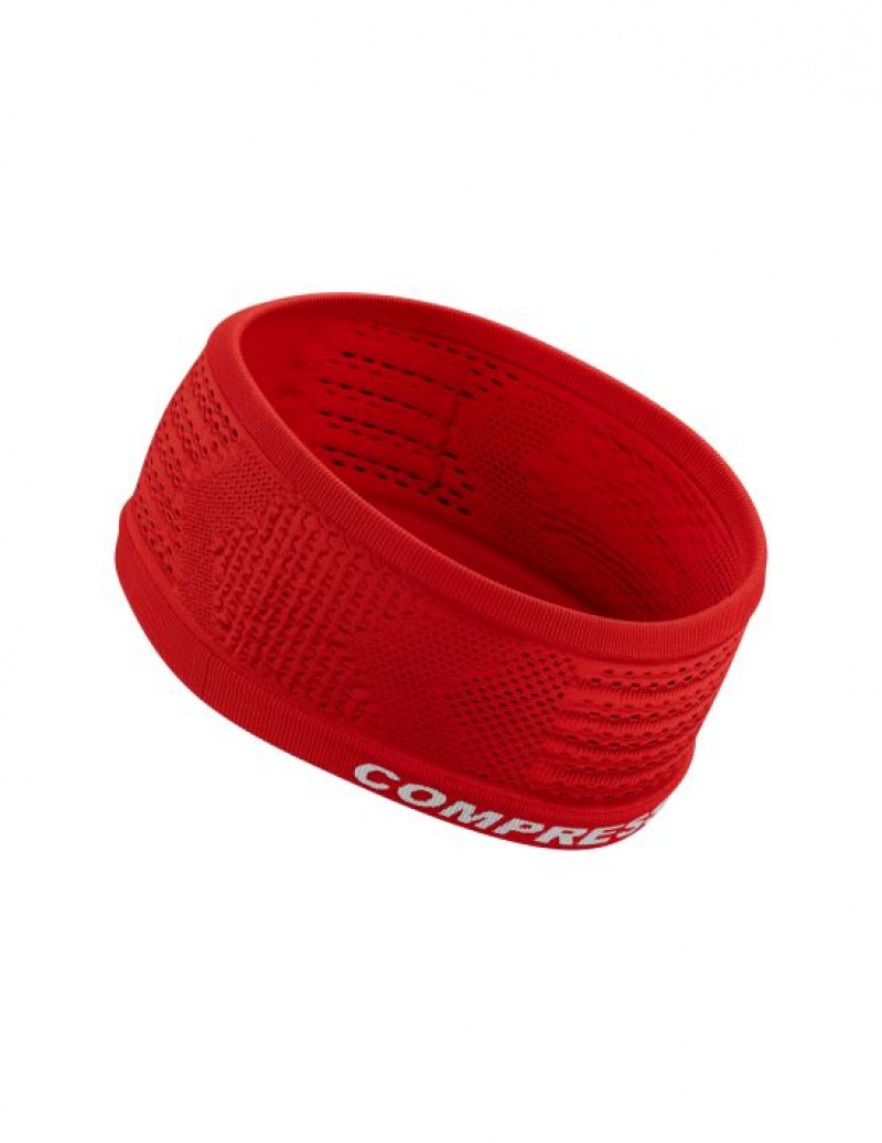 Acessorios Compressport Headband On/Off Masculino Vermelhas | 46905JFBM