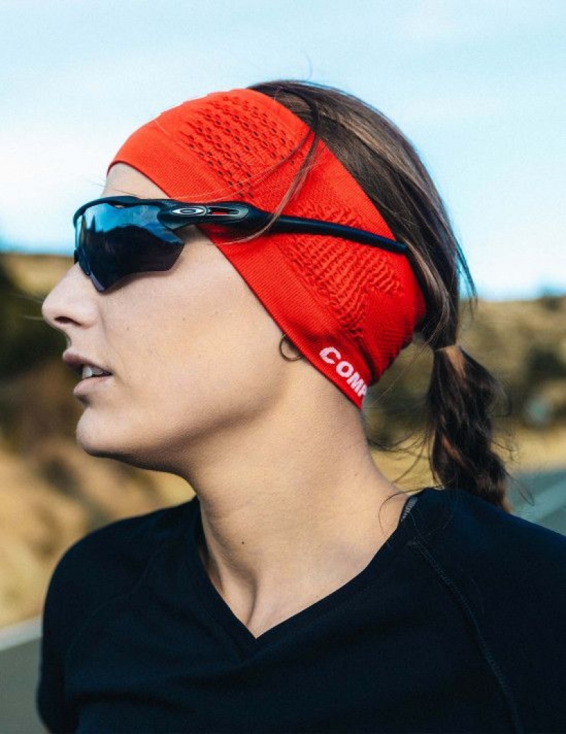 Acessorios Compressport Headband On/Off Vermelhas | 19057BEUJ