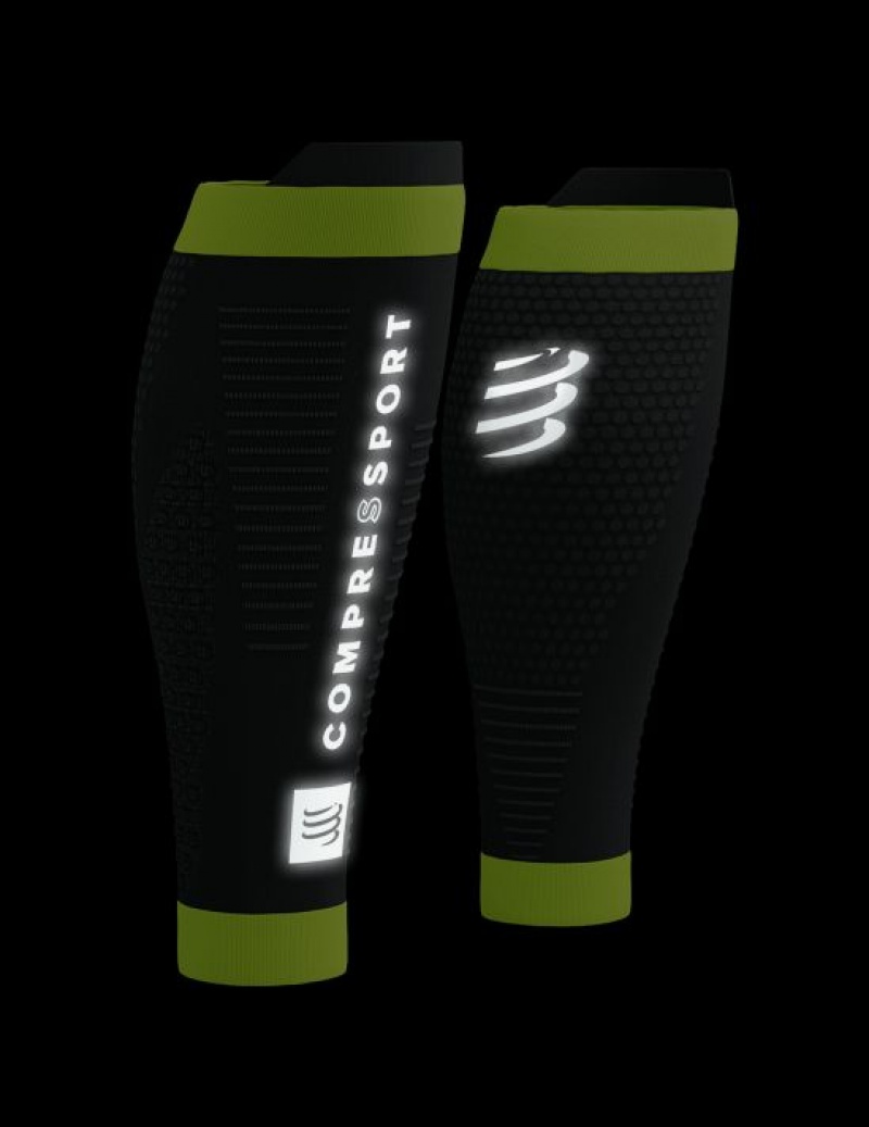 Acessorios Compressport R2 3.0 Flash Pretas Amarelas | 84635IKVL