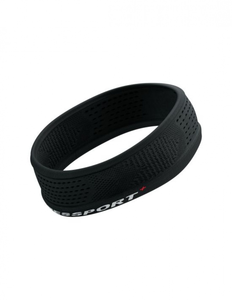 Acessorios Compressport Thin Headband On/Off Pretas | 20649YMBU