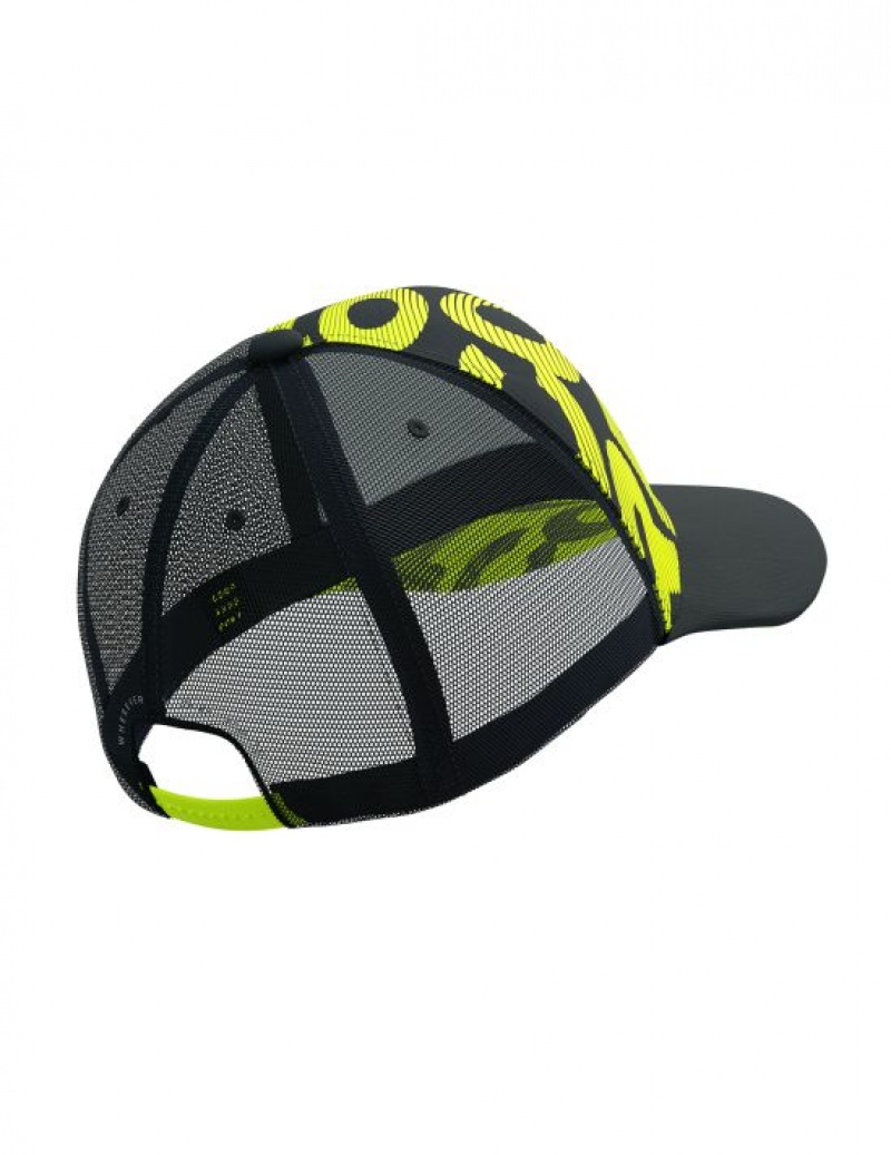 Acessorios Compressport Trucker Cap Flash Pretas Amarelas | 76420CYVZ