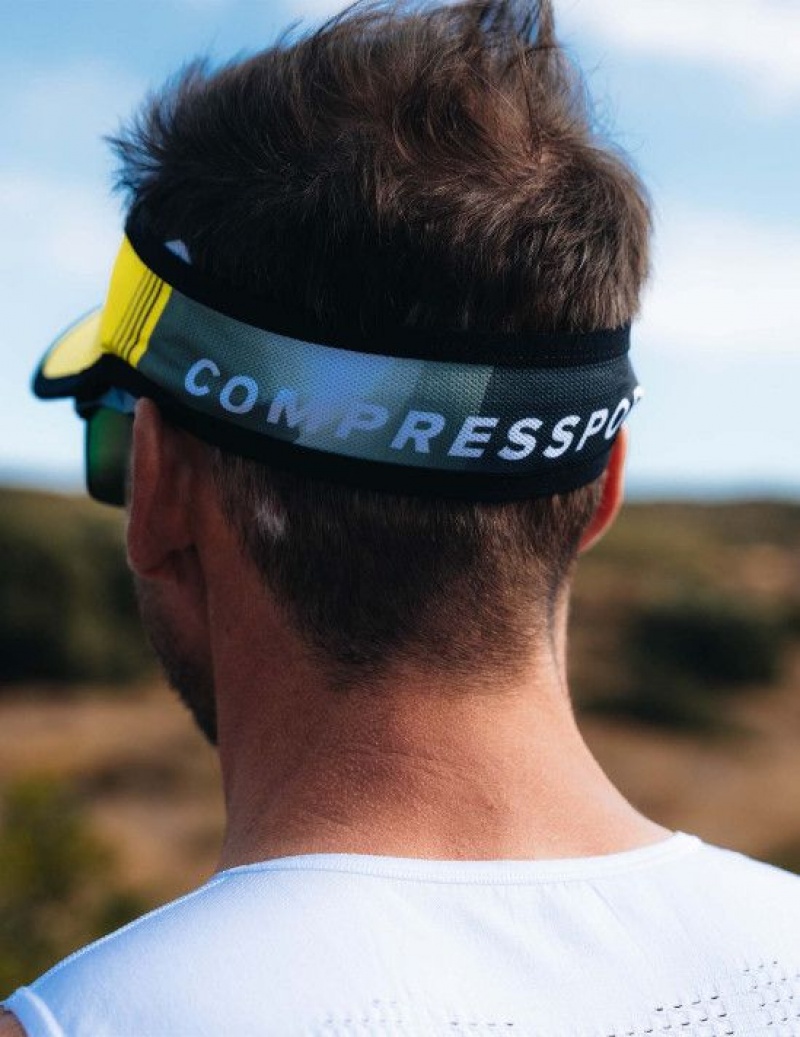 Acessorios Compressport Visor Ultralight Amarelas Pretas | 86105LMUY