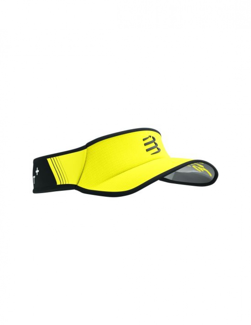 Acessorios Compressport Visor Ultralight Amarelas Pretas | 86105LMUY