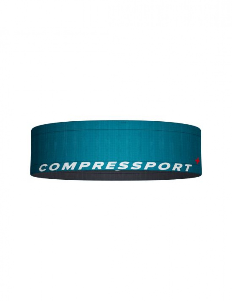 Bolsas De Cintura Compressport Free Belt Feminino Azuis | 12749KGPL