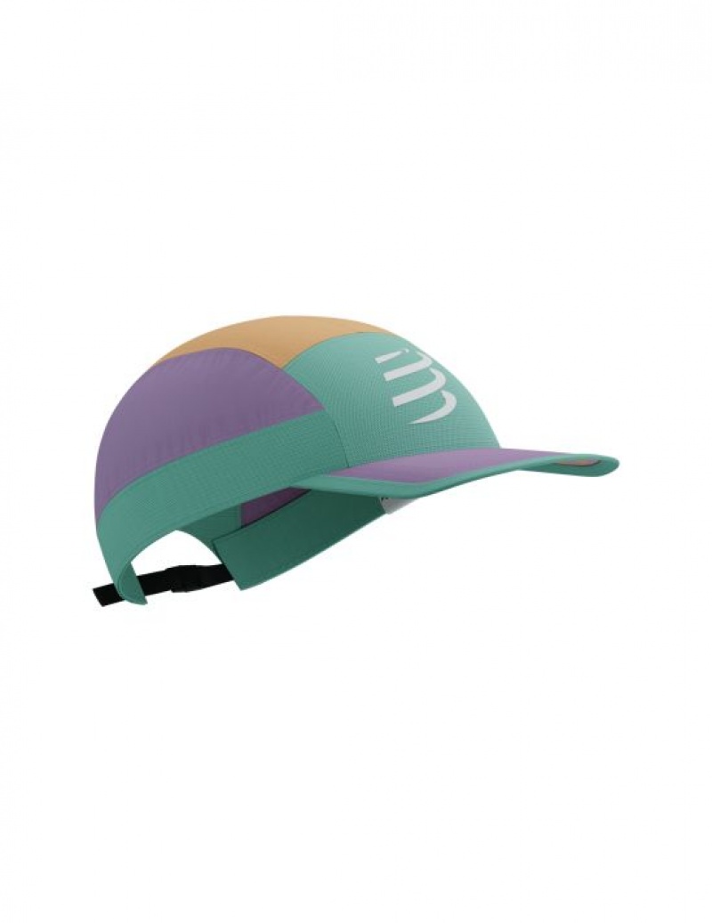 Boné Compressport 5 Panel Light Cap Azuis | 95321FKNG