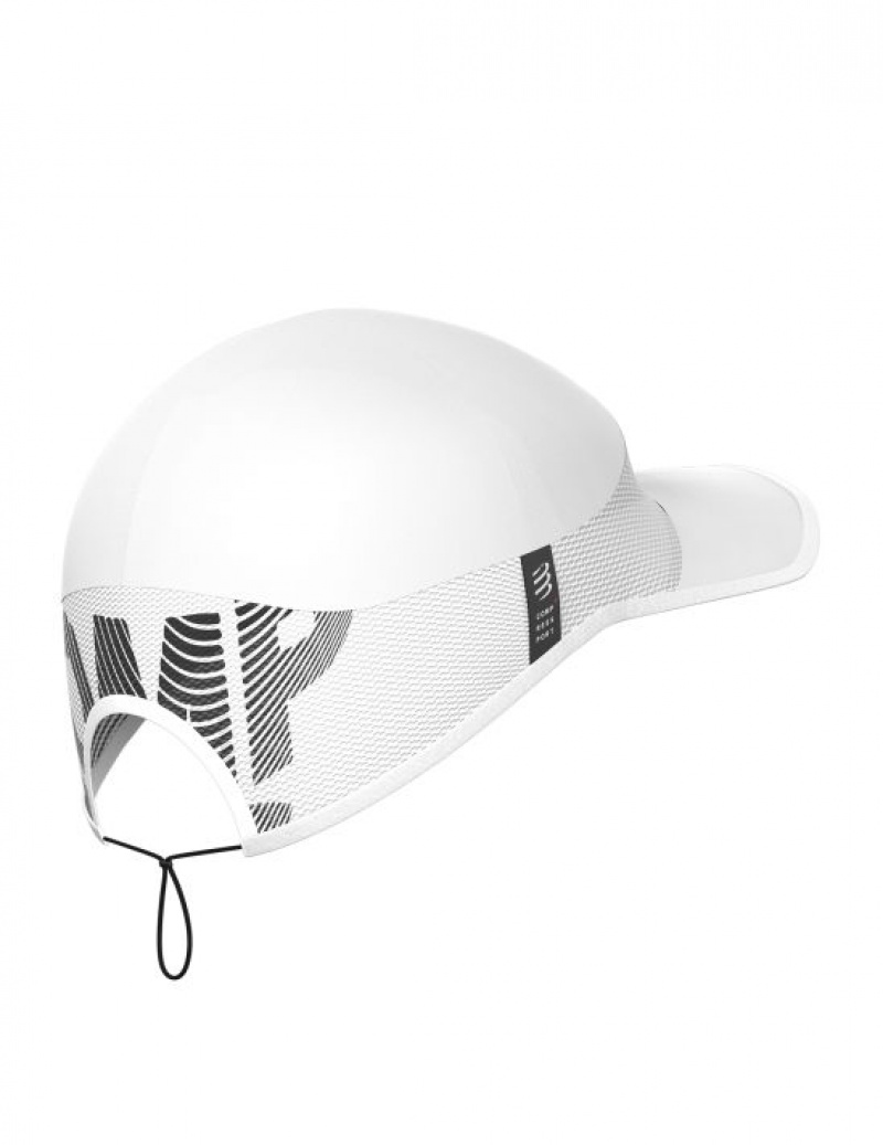 Boné Compressport Pro Racing Cap Branco | 31845DWHT