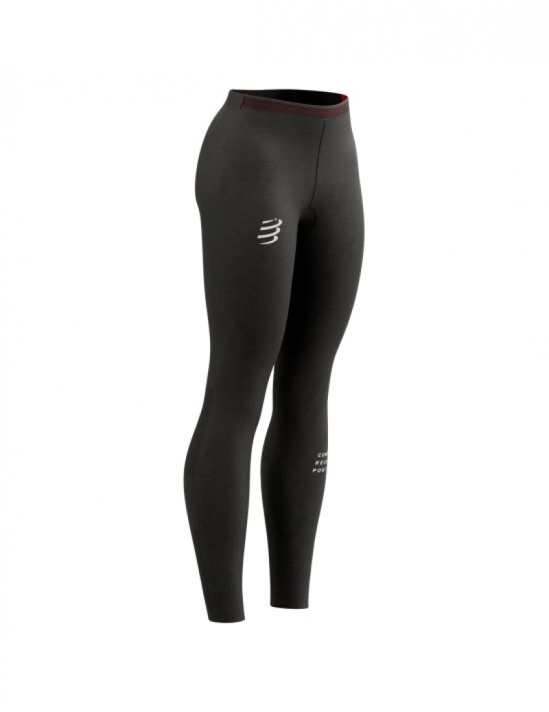 Calça Legging Compressport Under Control Full Tight W Feminino Pretas | 75318KMQD