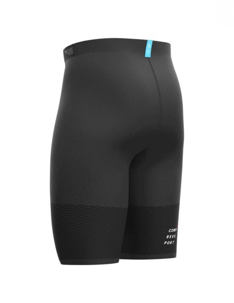 Calção Compressport Run Under Control Curta Masculino Pretas | 54018OUXF