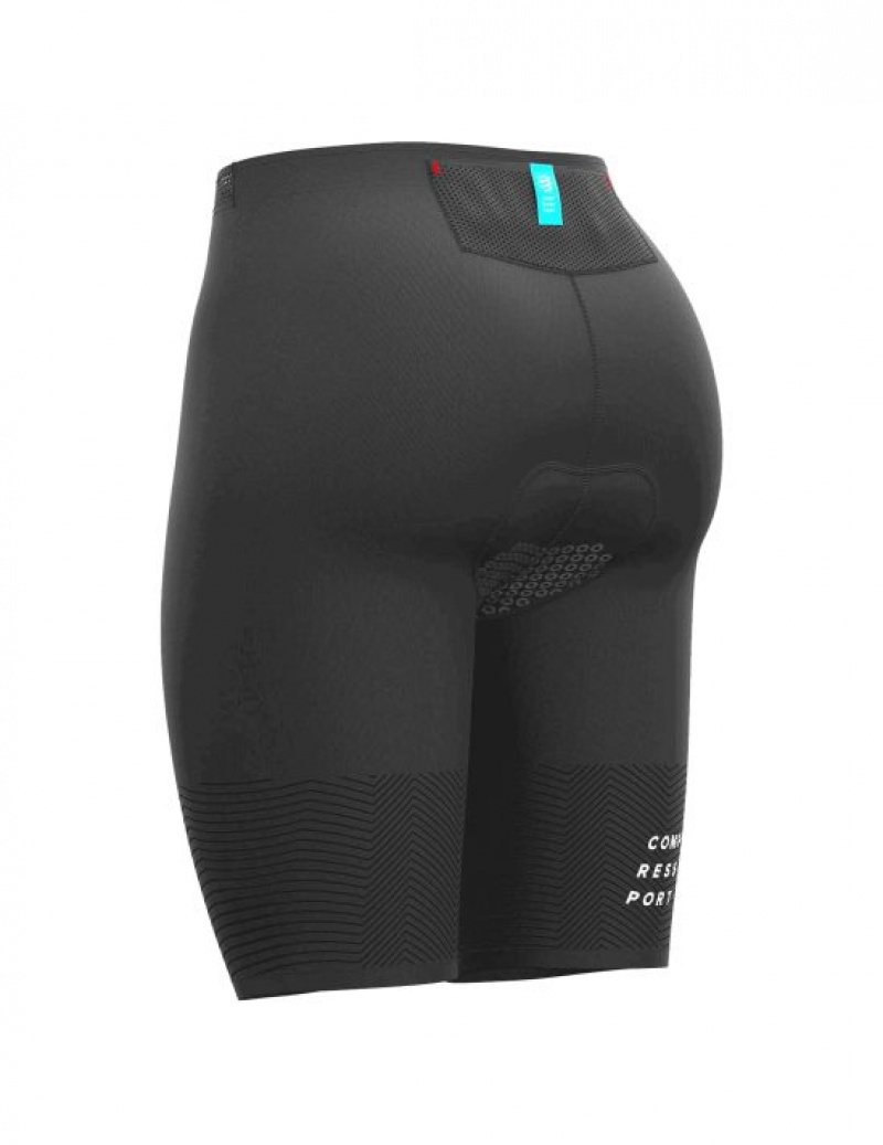 Calção Compressport Tri Under Control Curta W Feminino Pretas | 42790WSHC