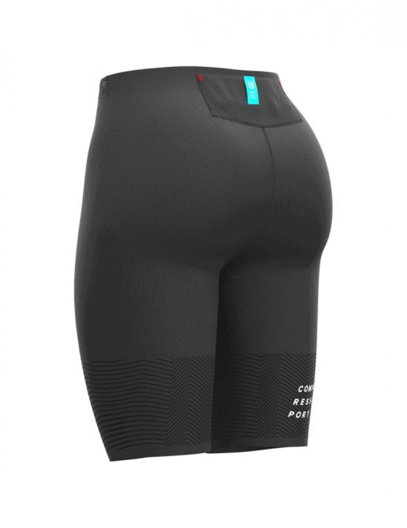 Calção Compressport Trilha Under Control Curta W Feminino Pretas | 80279BZYU