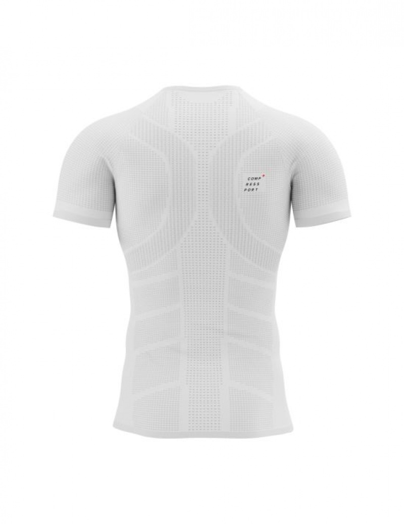 Camiseta Compressport On/Off SS TShirt M Branco | 60295BGLV