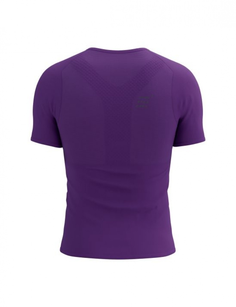 Camiseta Compressport Performance SS Tshirt M Masculino Roxo | 15708LVKM