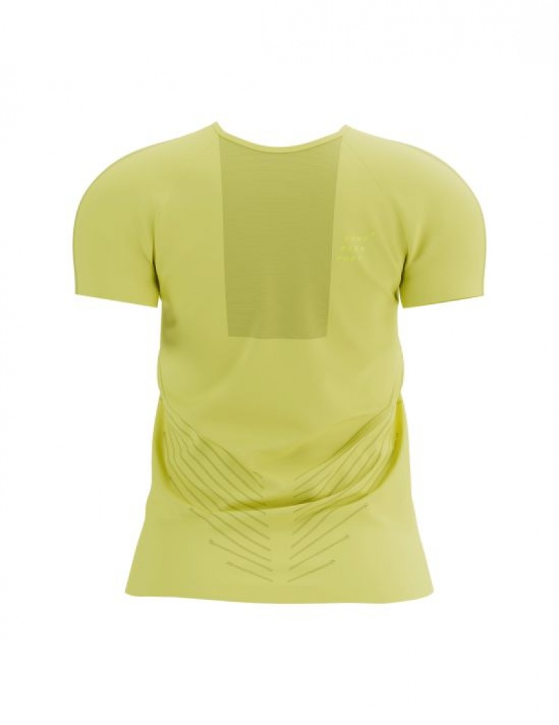 Camiseta Compressport Performance SS Tshirt W Feminino Verdes | 61347XYBG