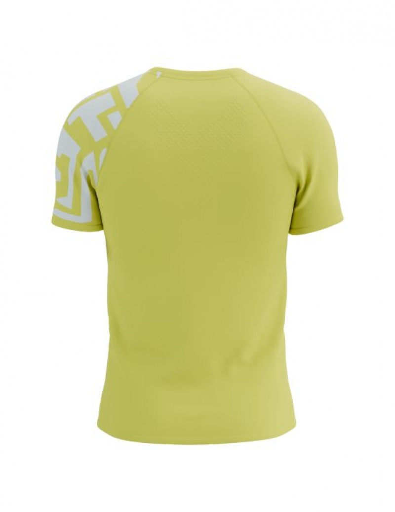 Camiseta Compressport Treino SS Tshirt M Masculino Verdes | 49072TCHK