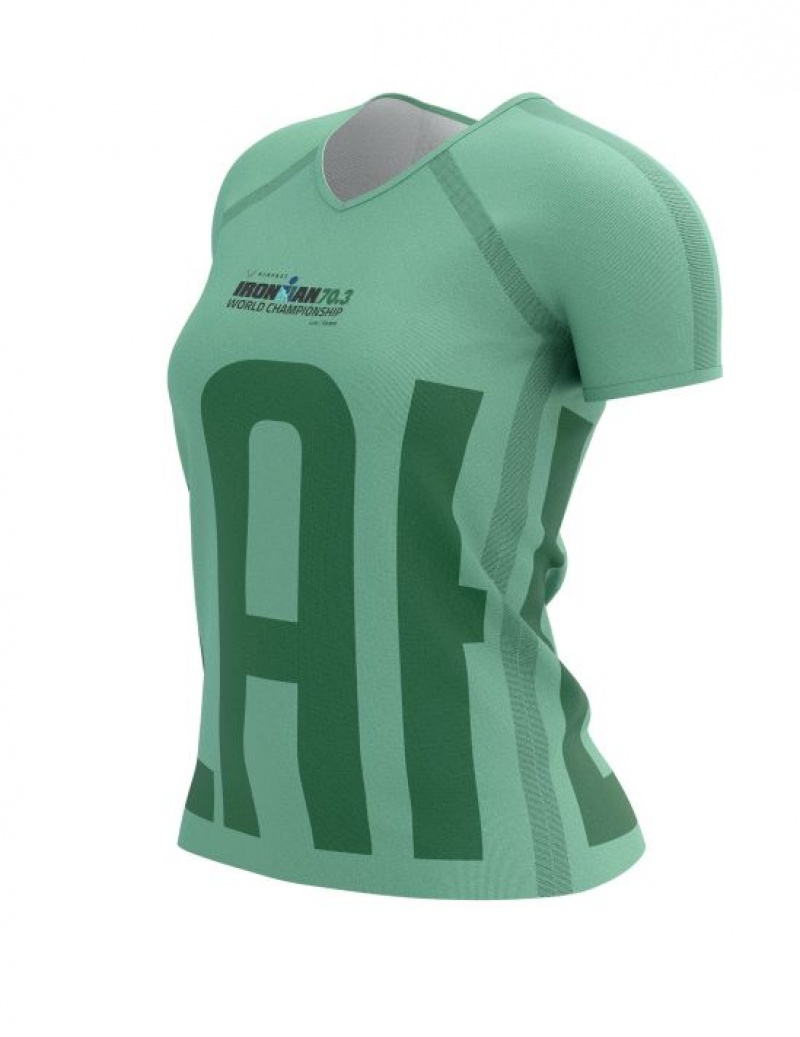 Camiseta Compressport Treino SS Tshirt W Feminino Multicoloridas | 28465IDUL