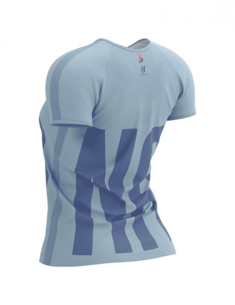 Camiseta Compressport Treino SS Tshirt W -Ironman Kona 2023 Feminino Multicoloridas | 84157RUOX