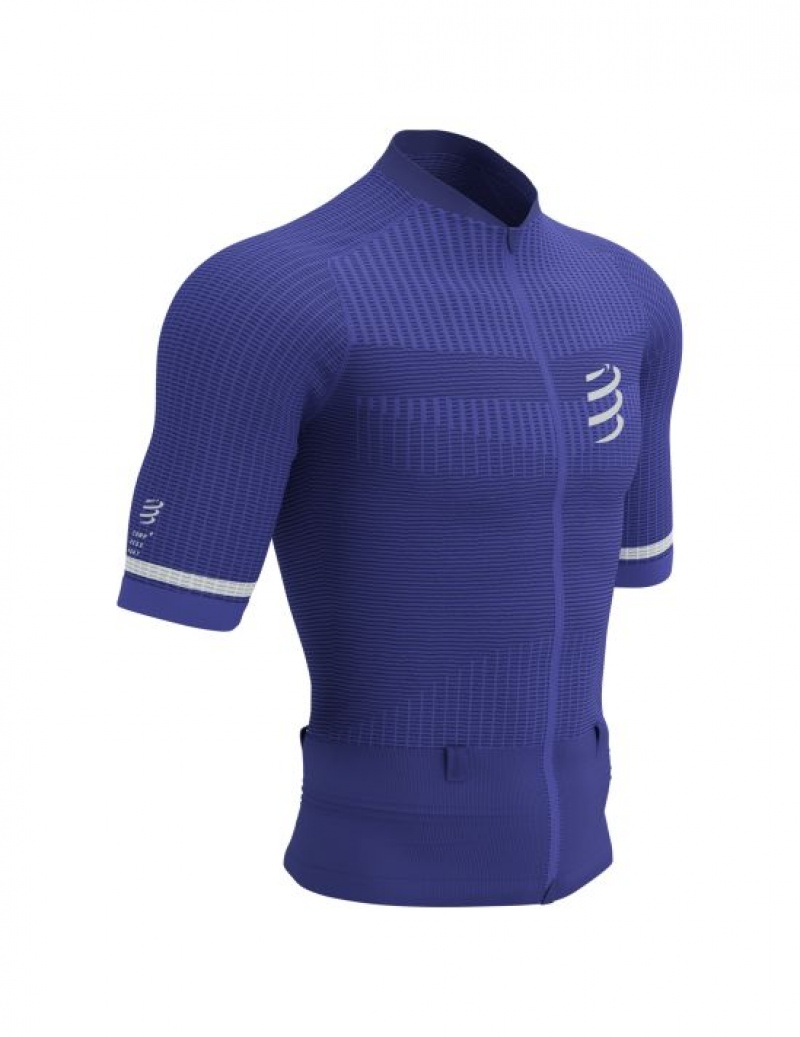 Camiseta Compressport Trilha Postural SS Top M Azuis | 86952XQHZ