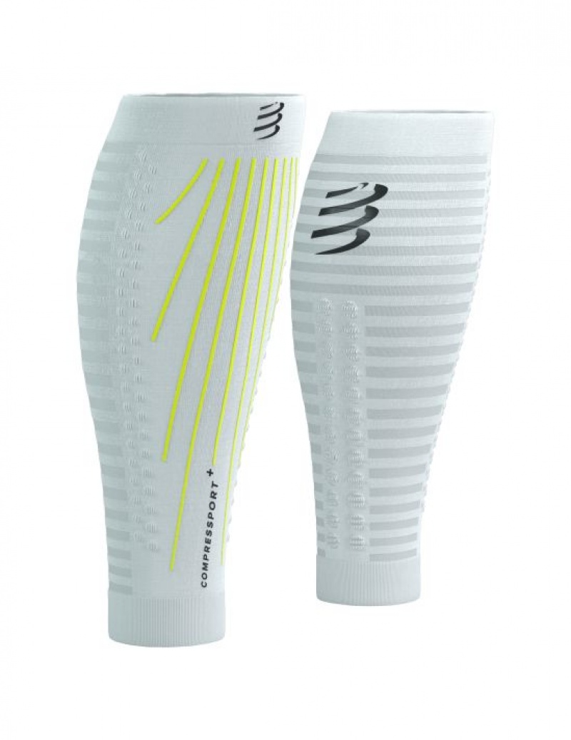 Compression Sleeves Compressport R2 AERO Feminino Branco Amarelas | 18674KJRF