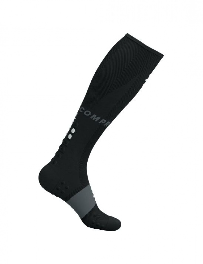 High Socks Compressport Full Socks Oxygen Masculino Pretas | 85970TLCF