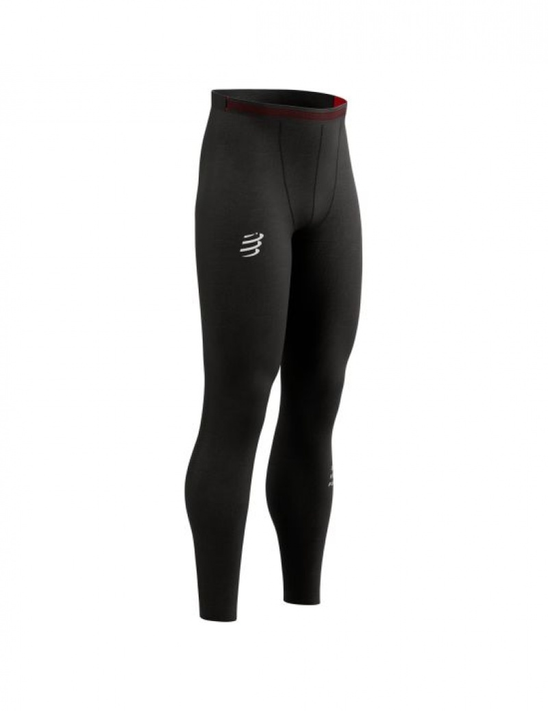 Leggings Compressport Under Control Full Tight M Masculino Pretas | 62507AKLE