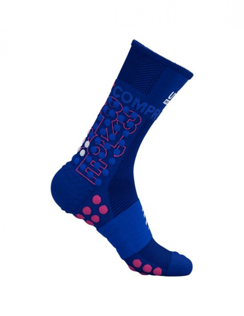 Meias Compressport Ultra Trilha Socks-UTMB 2023 Multicoloridas | 89405ITMR