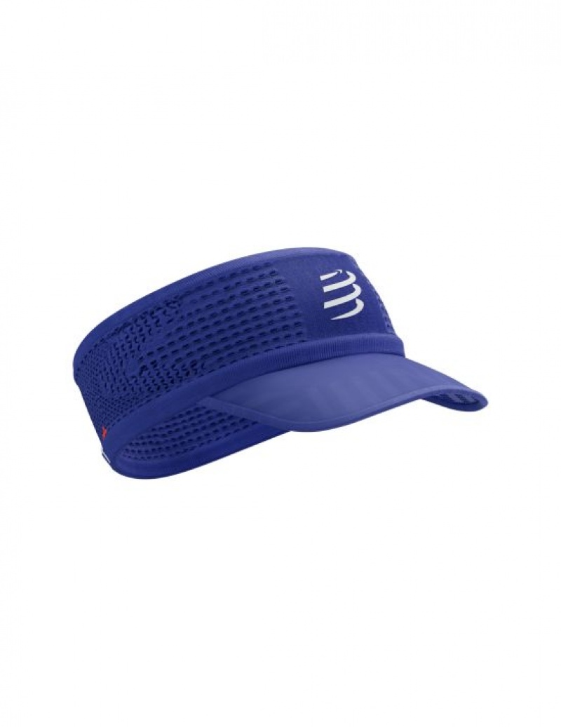 Visors Compressport Spiderweb Headband On/Off Feminino Azuis | 72613ETPS